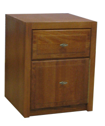 Woodcrest Desk Pedestal w\/1 Box & 1 File Drawer